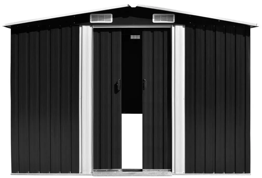 Casuta gradina VidaXL 47038 257x990x181 (Anthracite)