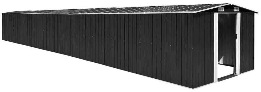 Casuta gradina VidaXL 47038 257x990x181 (Anthracite)