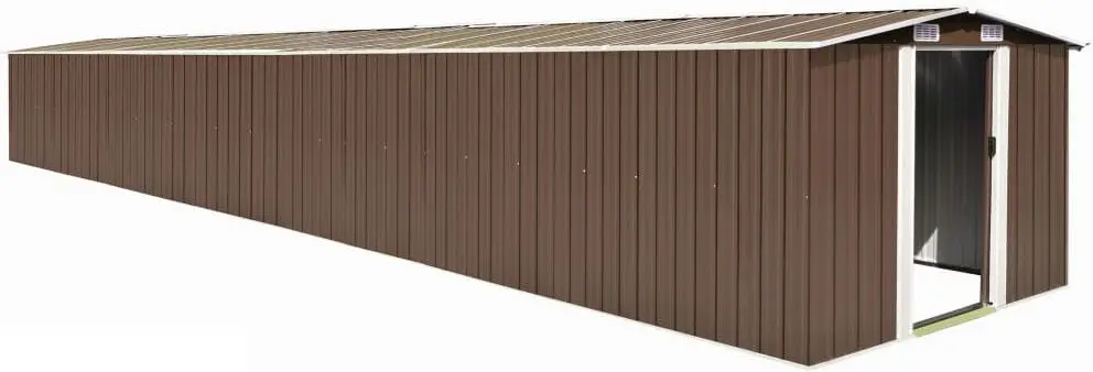 Casuta gradina VidaXL 47039 257x990x181 (Brown)