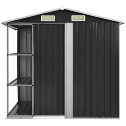 Casuta gradina VidaXL 47106 205x130x183 (Anthracite) Thumb