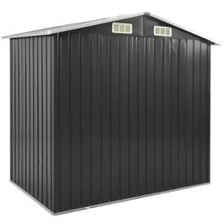 Casuta gradina VidaXL 47106 205x130x183 (Anthracite) Thumb