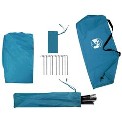 Casuta de gradina VidaXL 94378 204x183x178 (Blue) Thumb