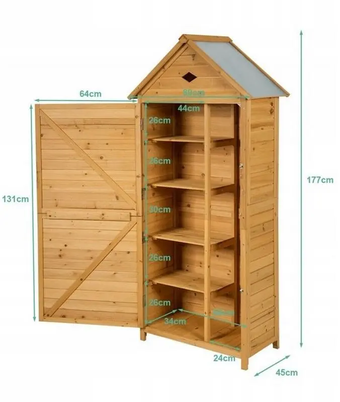 Căsuţă de grădină Costway OP70313 (Wood)