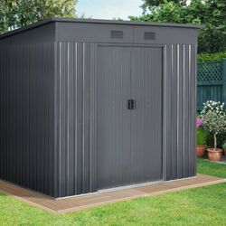 Сарай-хозблок GoodHome Basic 224x267x199 (Grey) Thumb