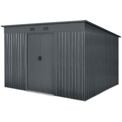 Casuta gradina GoodHome Basic 310x267x199 (Grey) Thumb