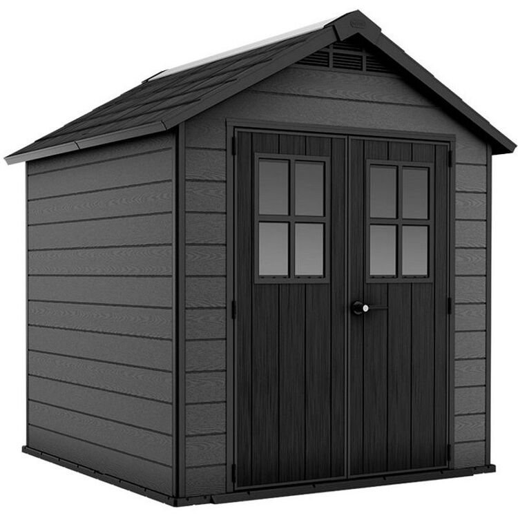 Пластиковый сарай-хозблок Keter Newton 757 (Gray) купить в Кишиневе ...