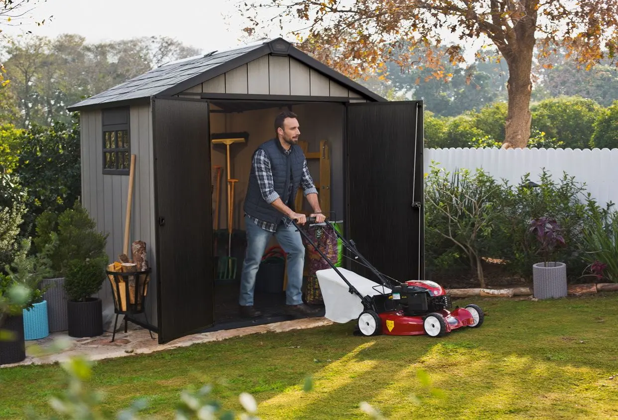 Пластиковый сарай-хозблок Keter Oakland 757 (Bej)