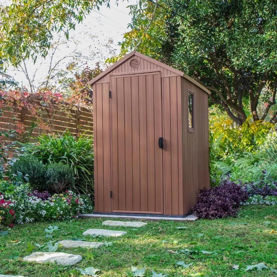 Сарай-хозблок Keter Darwin 246949 4x6 (Wood Brown)