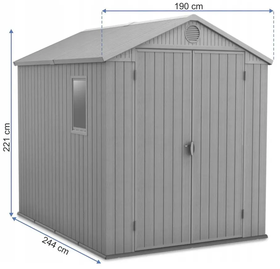 Сарай-хозблок Keter Darwin 249362 6x8 (Wood Brown)