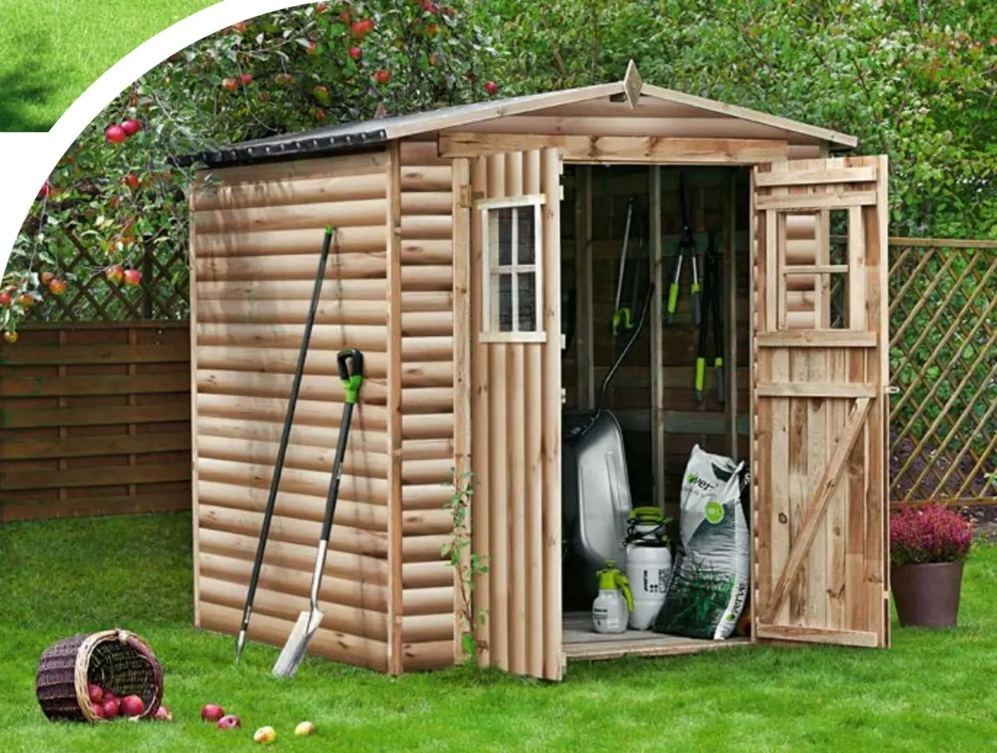 Сарай-хозблок Urban 180x180 (Wood)