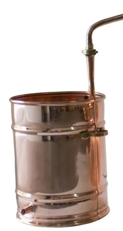 Alambic fara coloana cu tub de scurgere Al-Ambiq 150L (Cooper)