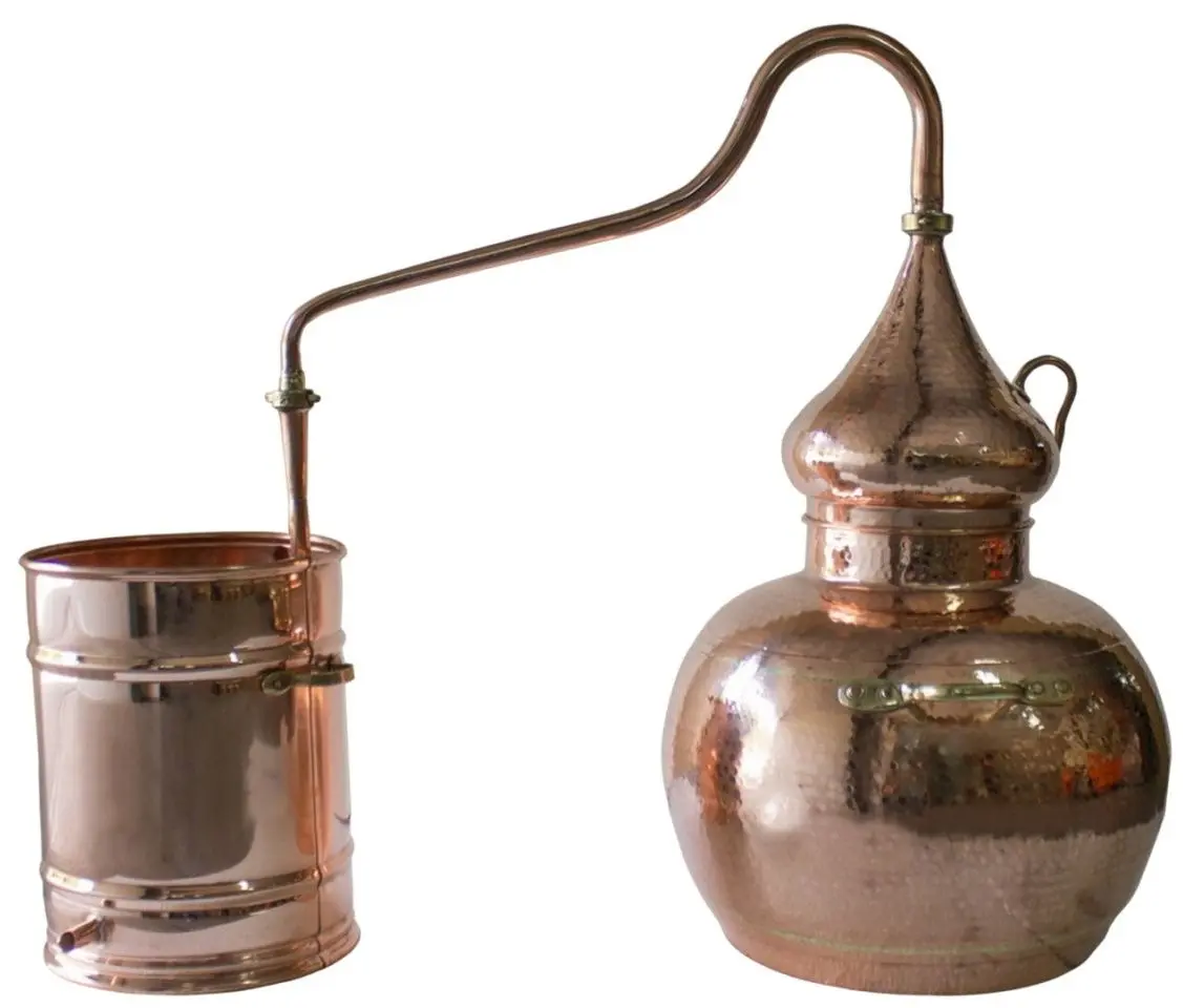 Alambic fara coloana cu tub de scurgere Al-Ambiq 150L (Cooper)