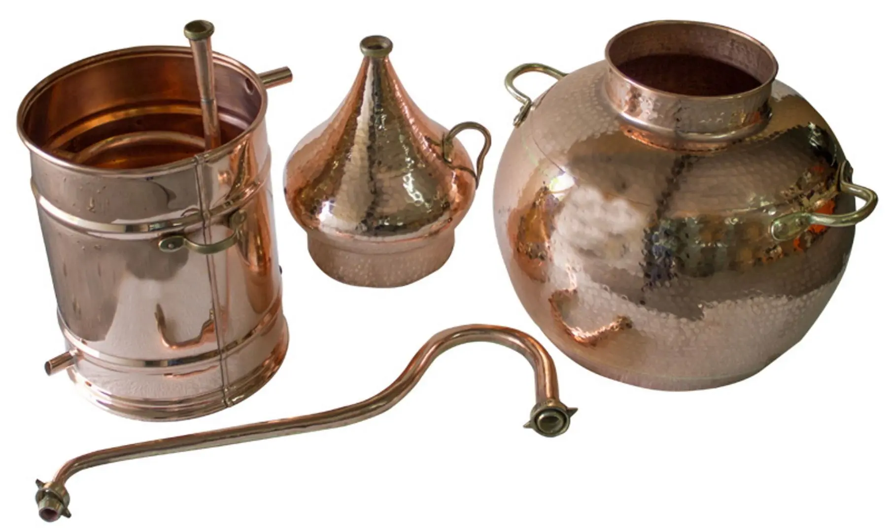 Alambic fara coloana cu tub de scurgere Al-Ambiq 30L (Cooper)