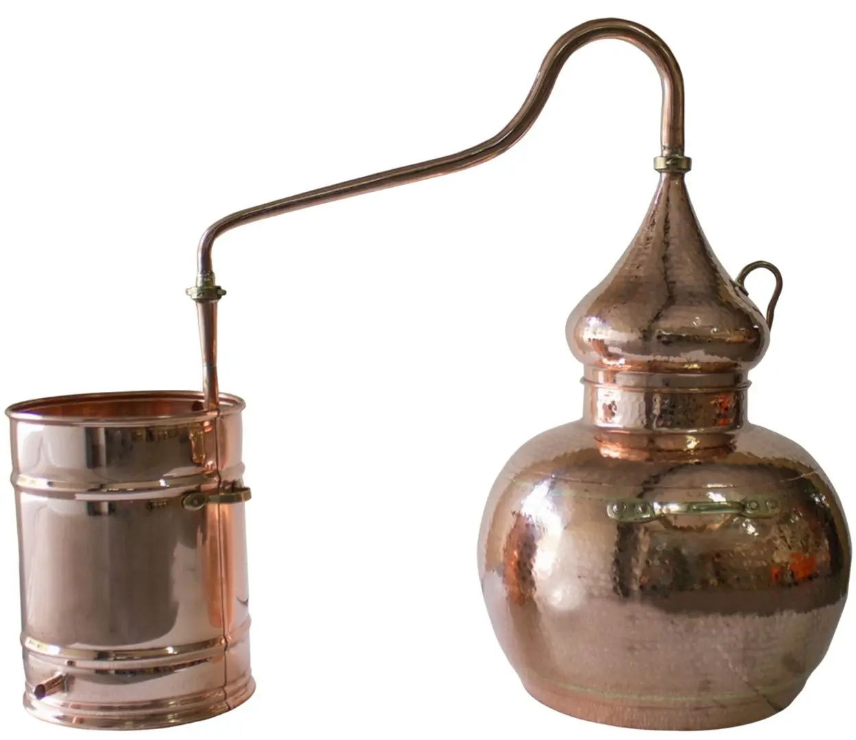 Alambic fara coloana cu tub de scurgere Al-Ambiq 30L (Cooper)