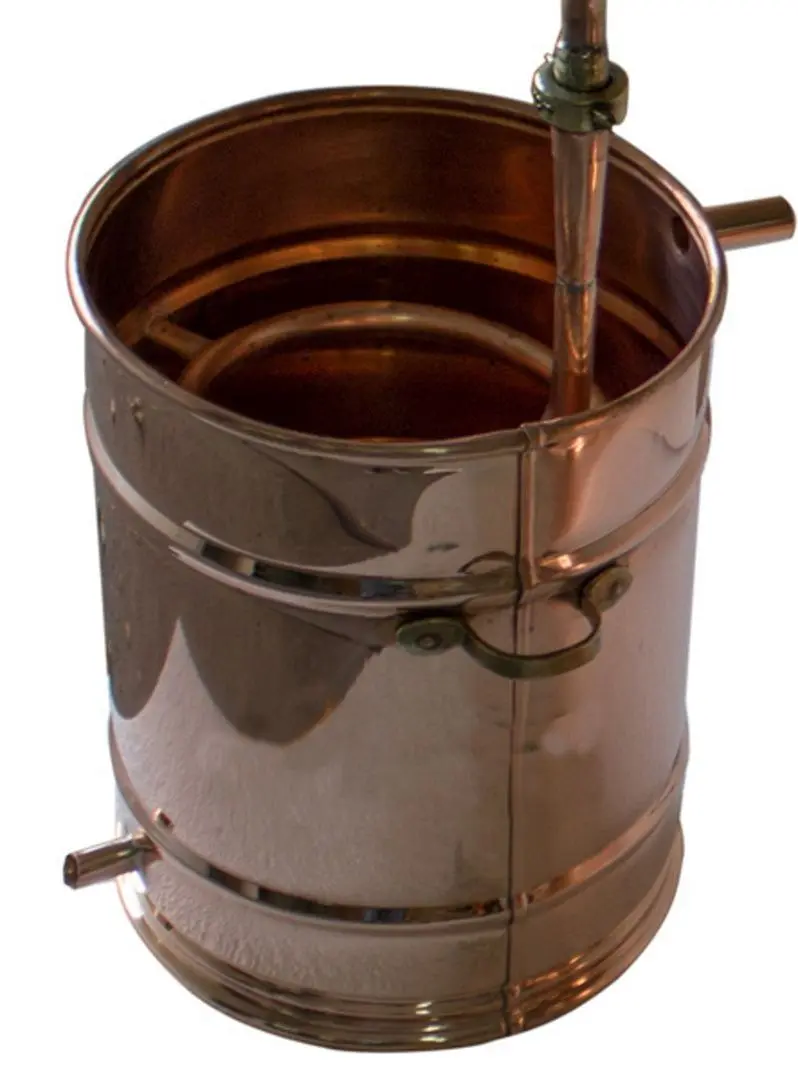 Alambic fara coloana cu tub de scurgere Al-Ambiq 500L (Cooper)