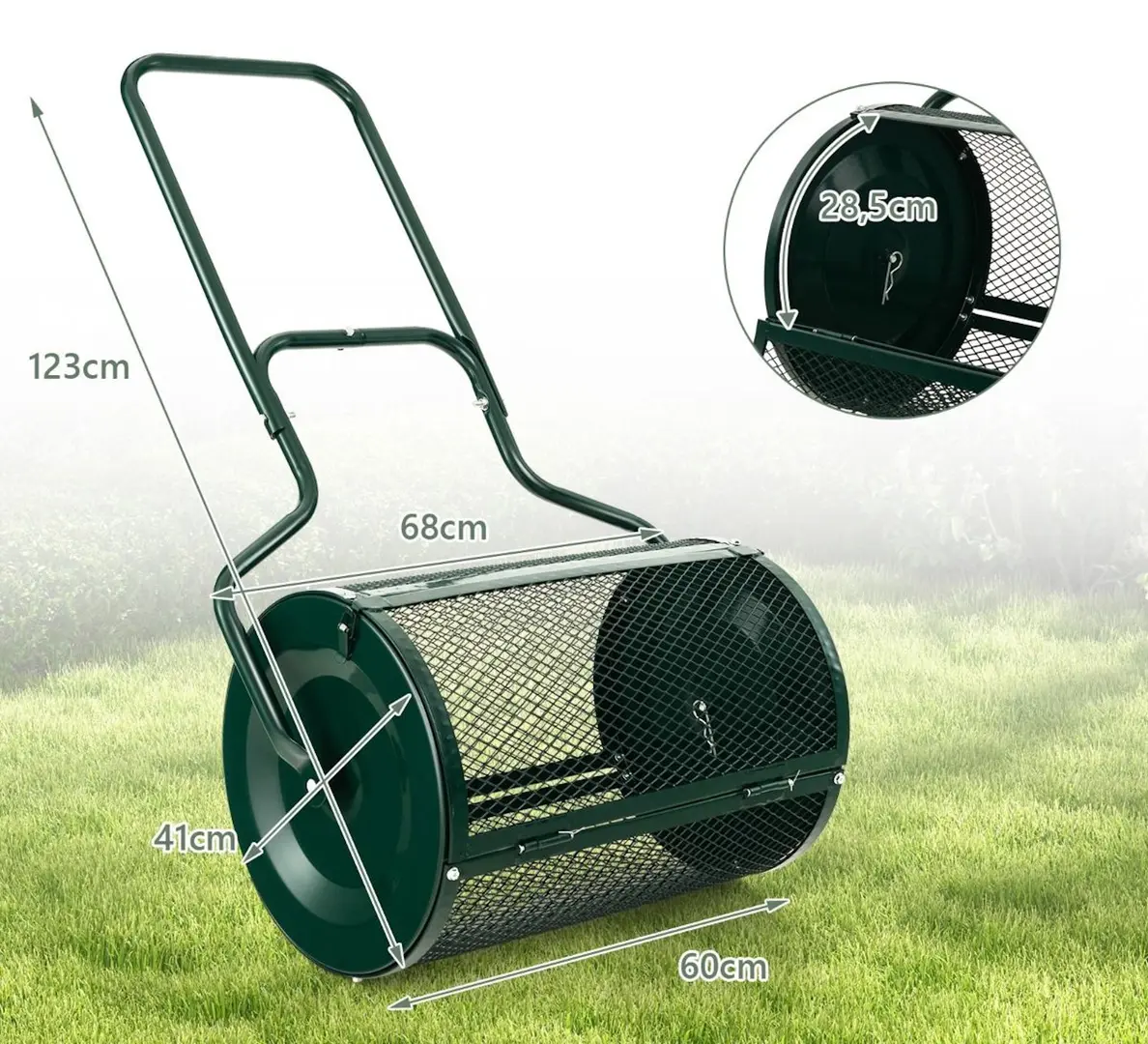 Dispersor de ingrasaminte Costway GT4123GN (Green)