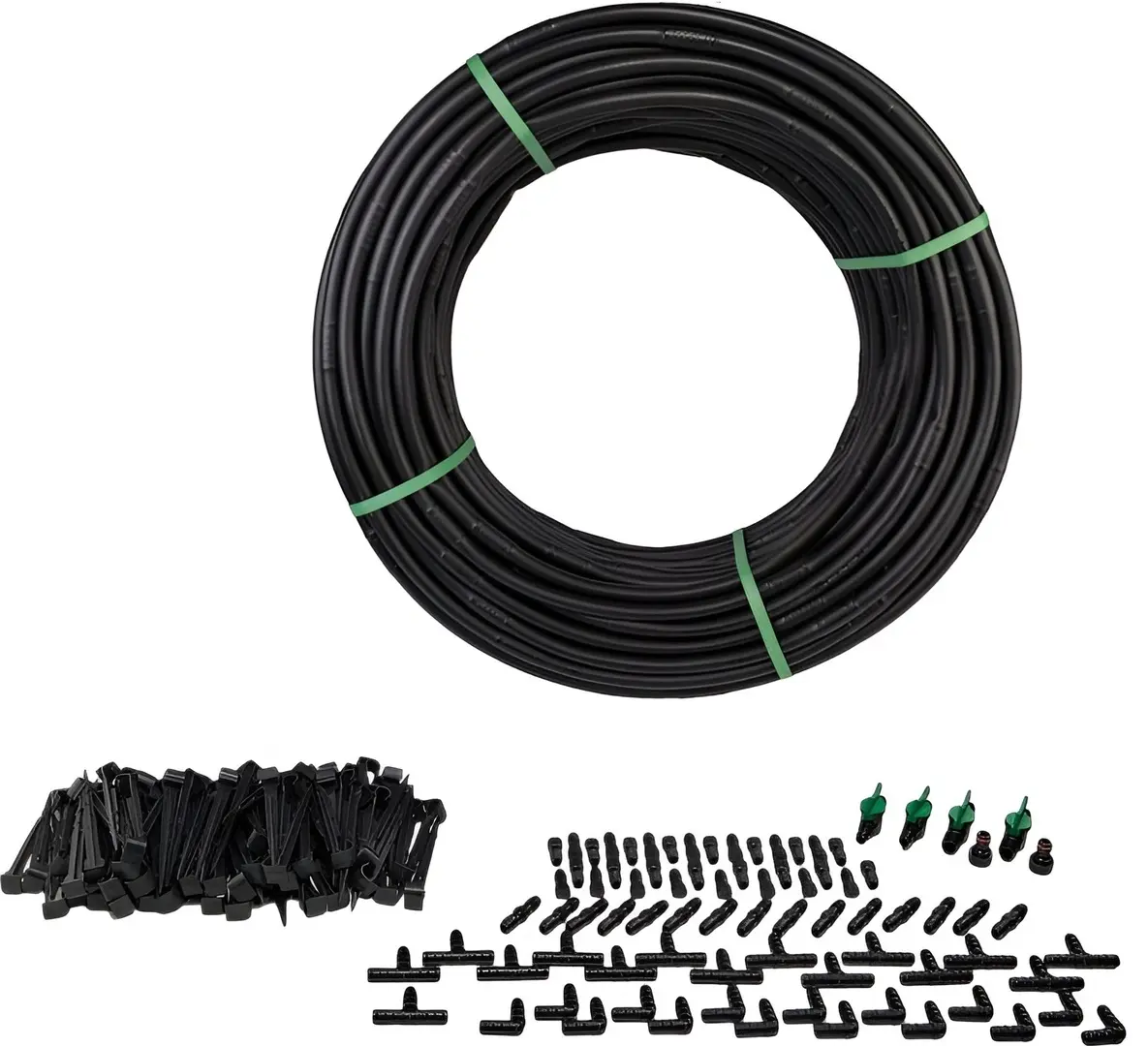 Набор для капельного полива Bradas DSWWF100-SET4 100m (Black)