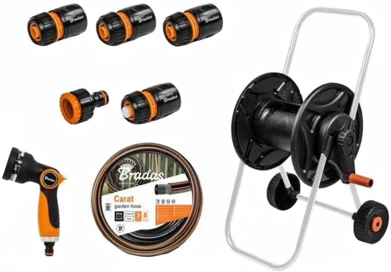 Set pentru udare Bradas Black Line ECO-AG26020SET1 20m