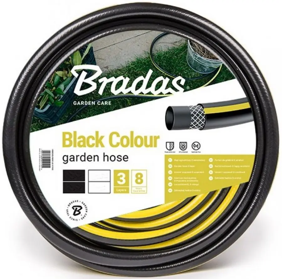 Furtun de gradină Bradas Black Colour WBC3/450 (Black/Yellow)