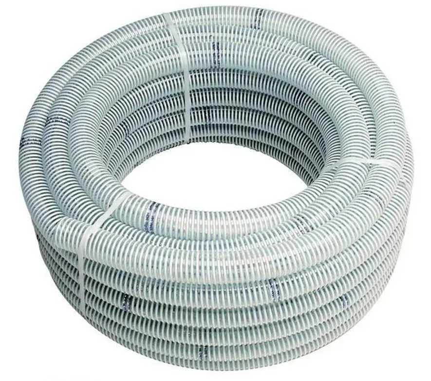 Furtun de aspirare-presiune Bradas Ali-Flex SAF40 25m (White/Transparent)