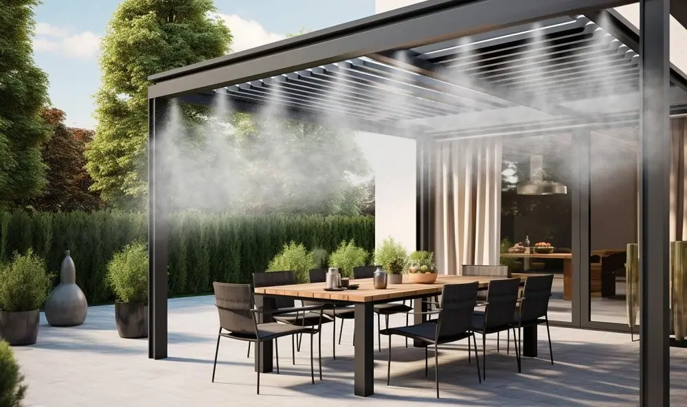 Perdea de apa pentru gradina Bradas White Line WL-Z1008 8m (Grey)