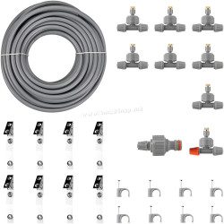 Perdea de apa pentru gradina Bradas White Line WL-Z1012 12m (Grey)