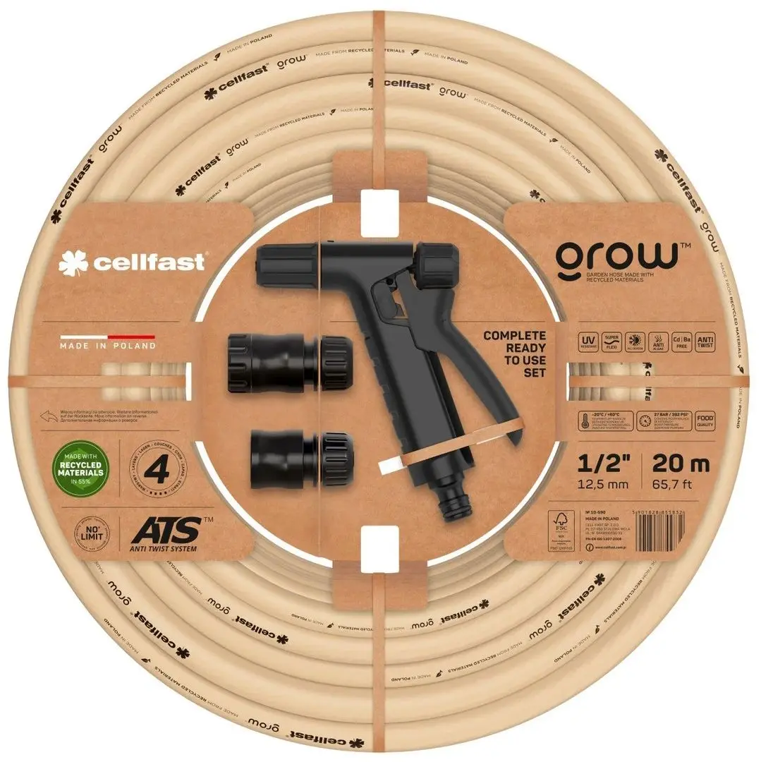 Set pentru udare Cellfast Grow 13-590 20m (Beige)