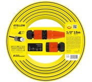 Furtun de irigare Cellfast 4Yellow 1/2'' 15m (Yellow)