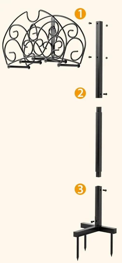 Стойка для шланга Costway NP11329 (Black) - 3