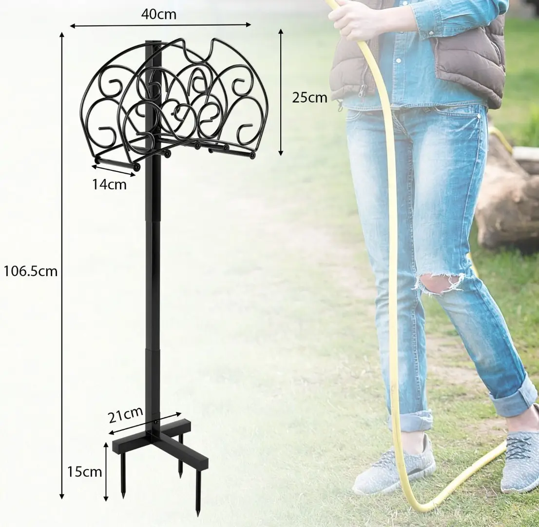 Стойка для шланга Costway NP11329 (Black) - 5
