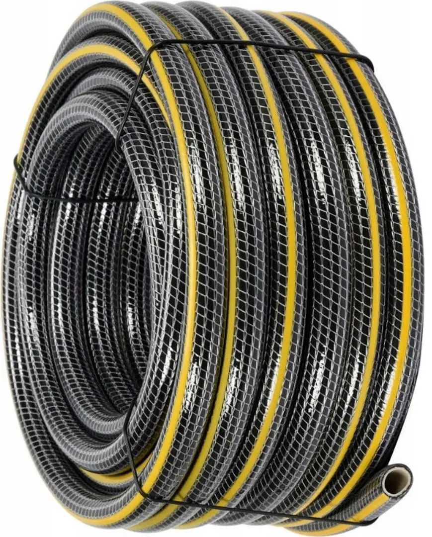 Шланг для полива FLO 89381 25m (Black/Yellow)