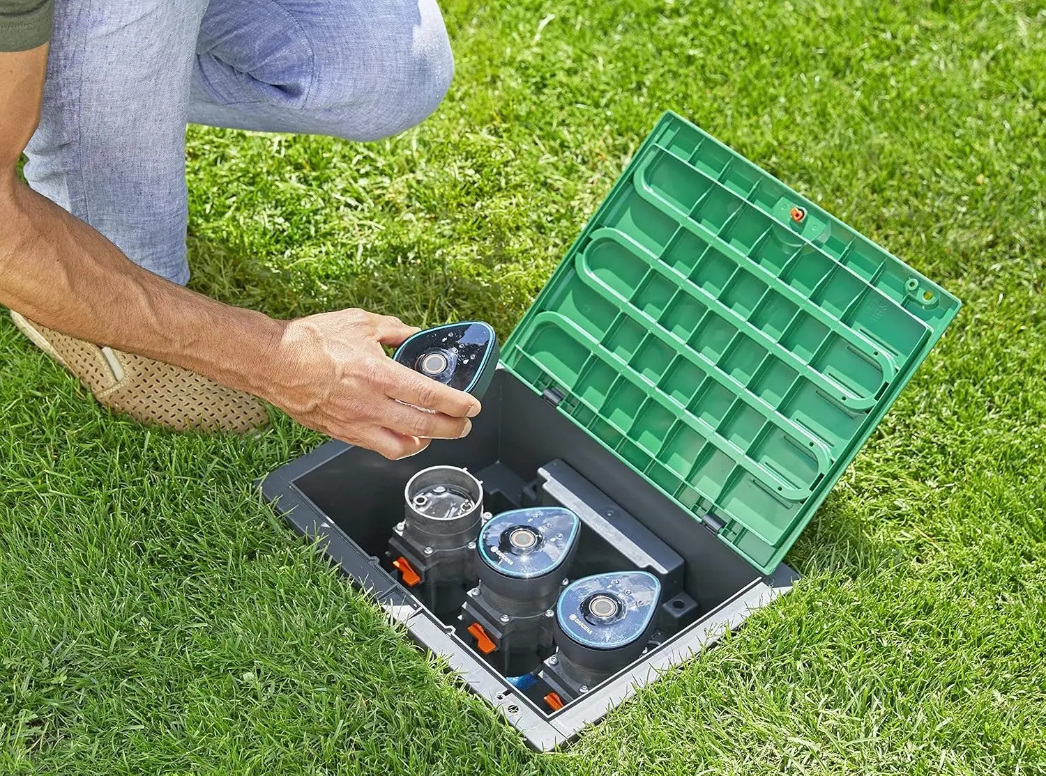 Клапан для полива Gardena 9V 1251-20 (Black)