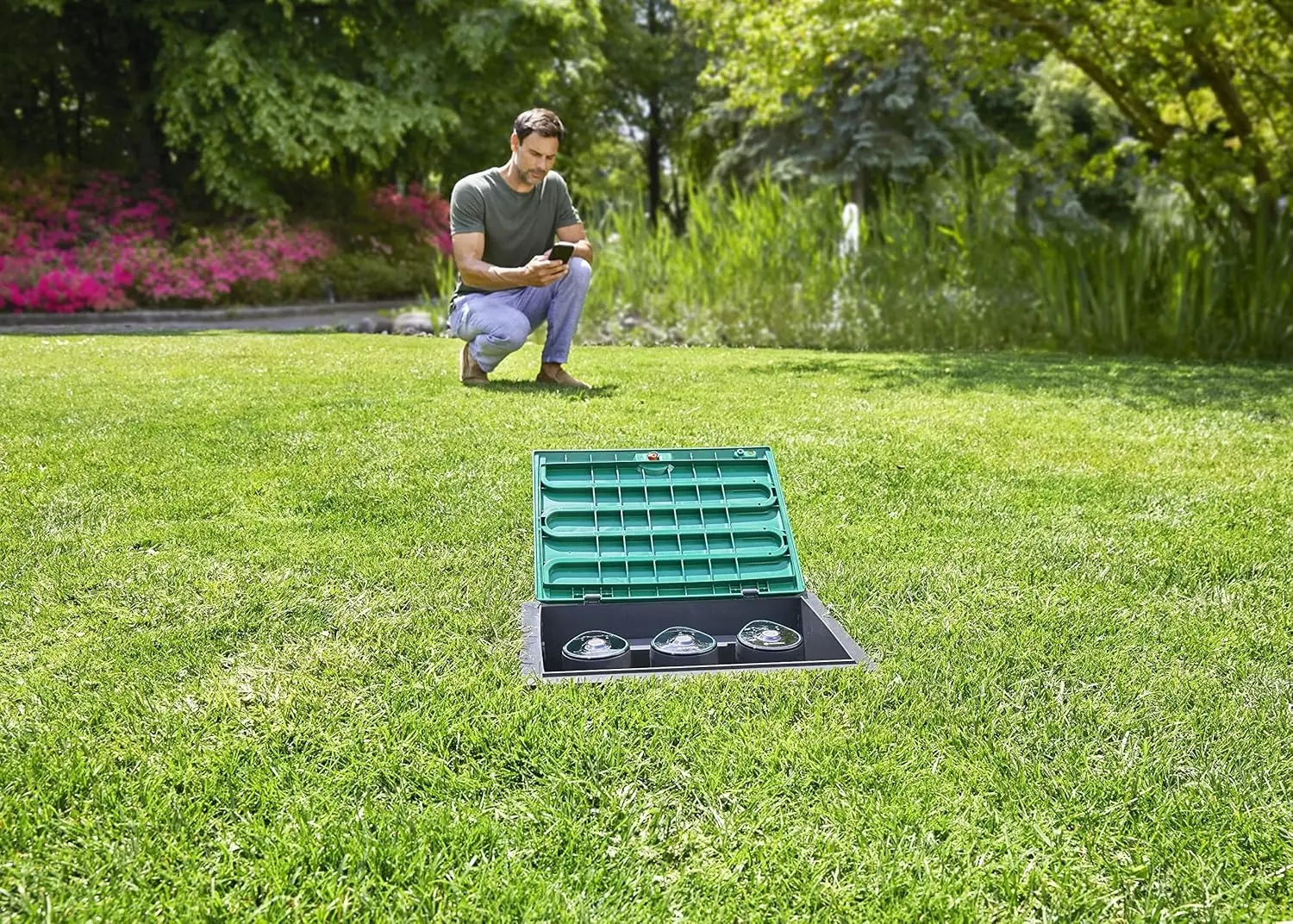 Клапан для полива Gardena 9V 1251-20 (Black)