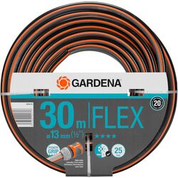 Furtun de irigare Gardena Comfort Flex 1/2 30m (Black/Orange)