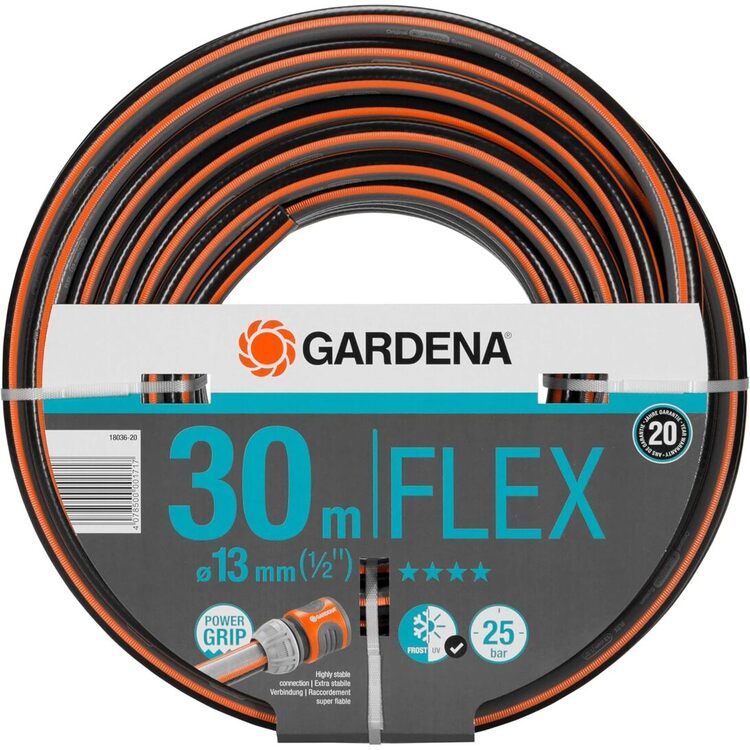 Шланг для полива Gardena Comfort Flex 1/2 30m (Black/Orange)