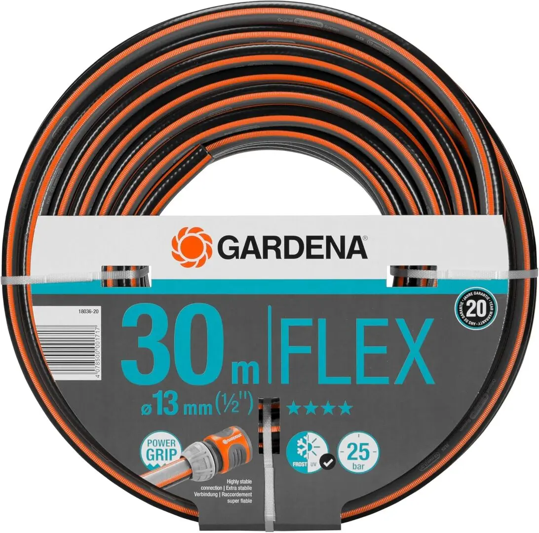 Шланг для полива Gardena Comfort Flex 1/2 30m (Black/Orange)