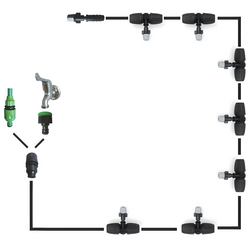 Perdeaua de apă cu pulverizare Gardenline Mist EDA0540 (Black) Thumb