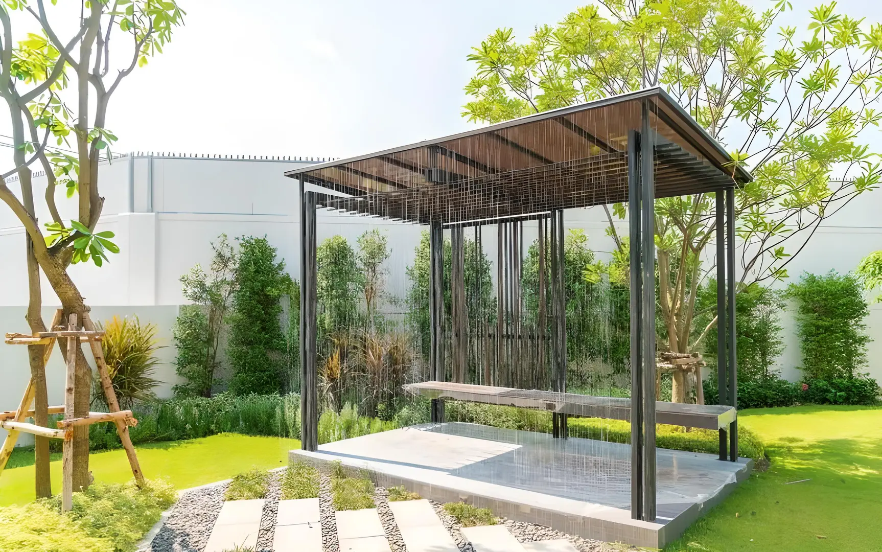 Perdeaua de apă cu pulverizare Gardenline Mist EDA0540 (Black) - 3