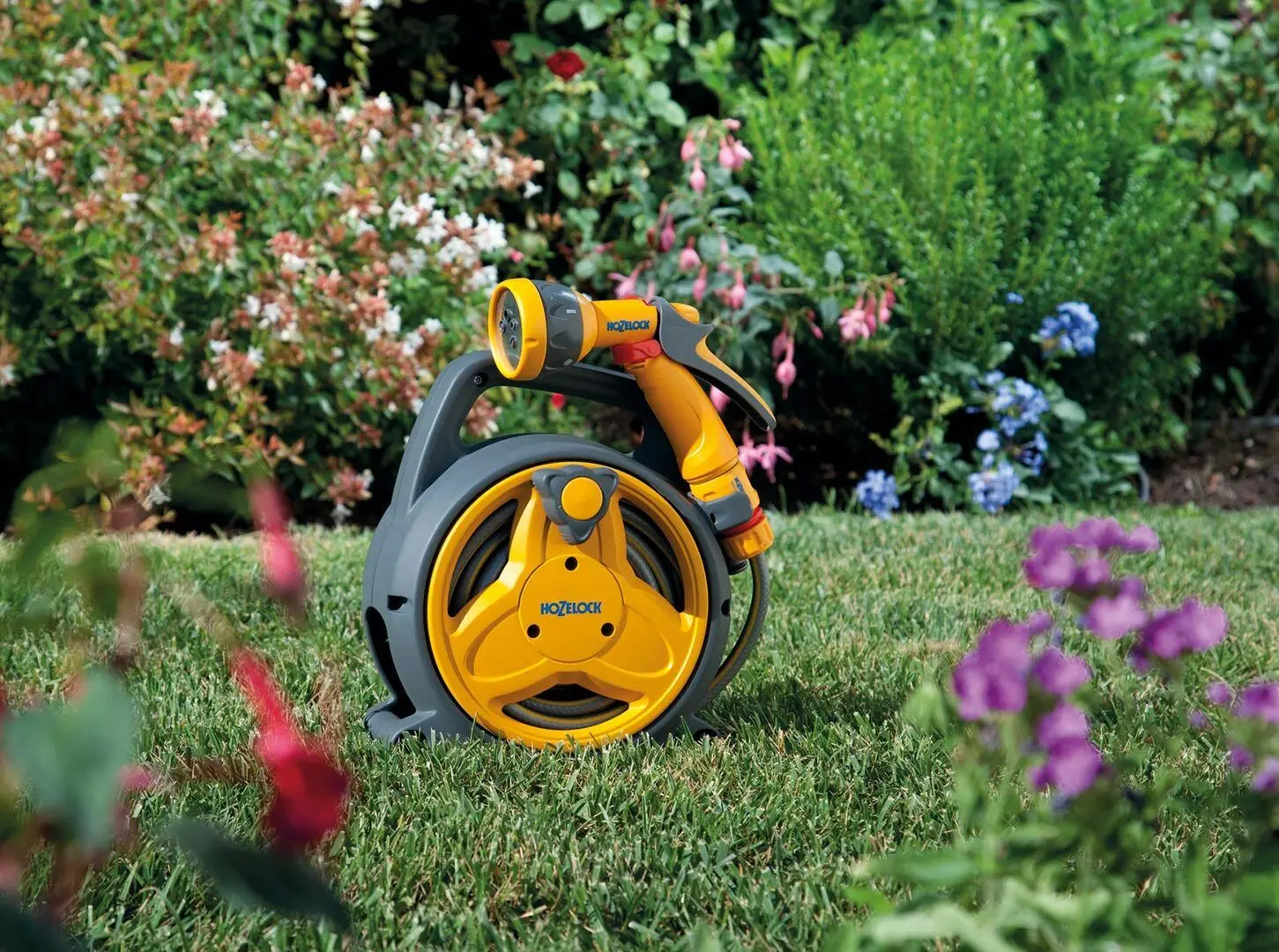 Катушка со шлангом Hozelock Pico Reel (Yellow/Grey)