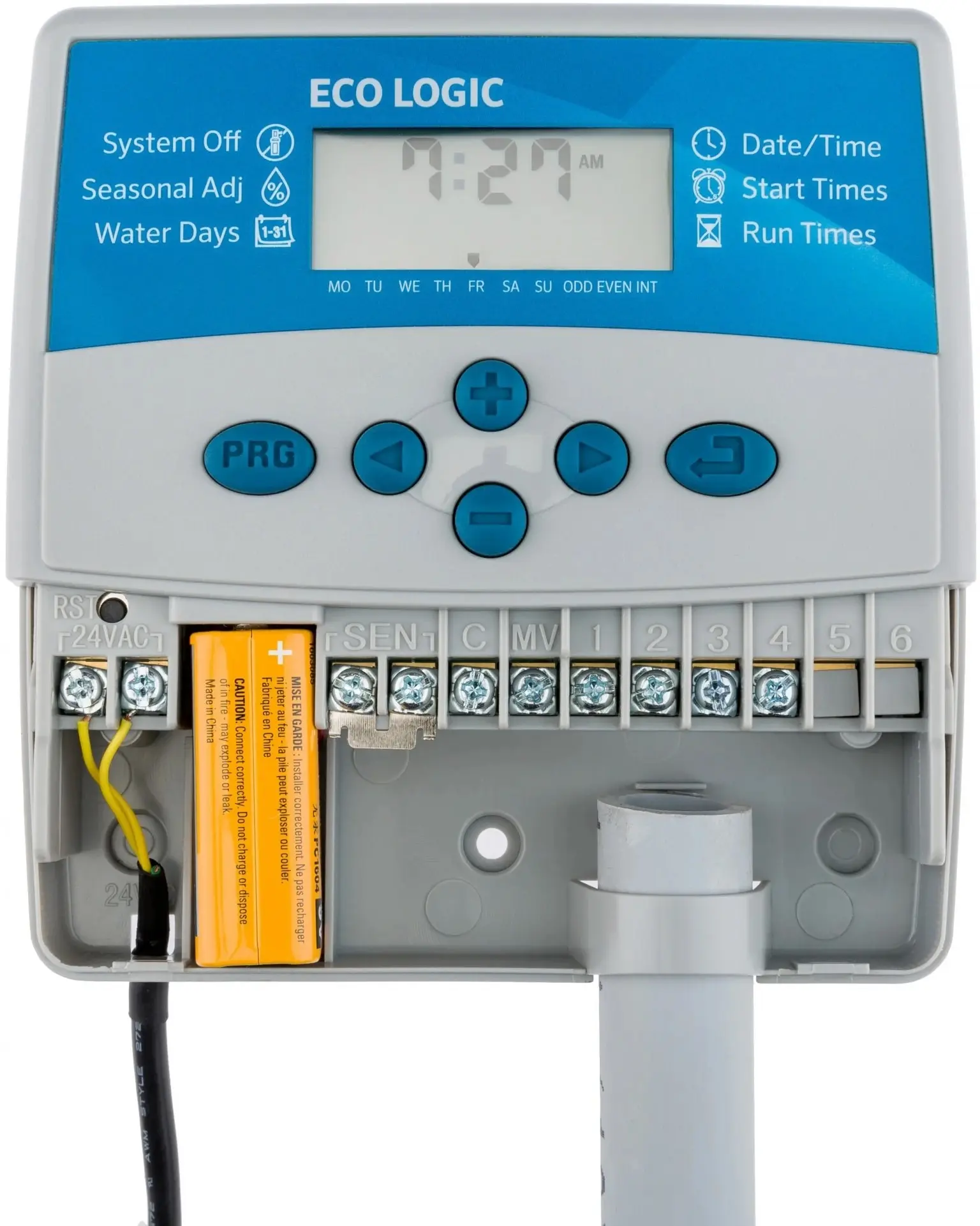 Controler irigatii Hunter Eco Logic ELC-401i-E (Grey/Blue) - 2