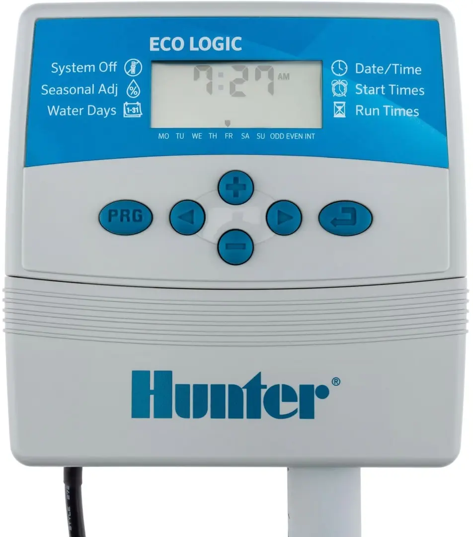 Controler irigatii Hunter Eco Logic ELC-401i-E (Grey/Blue)