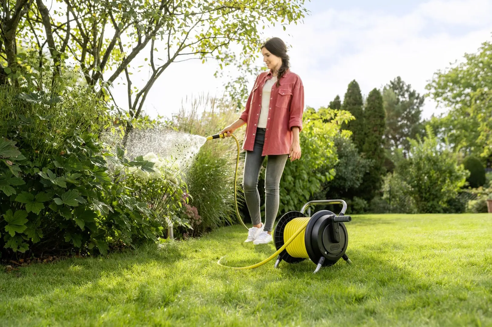 Tambur cu furtun Karcher HR 2.10 Set 2.645-370.0 (Black/Yellow)