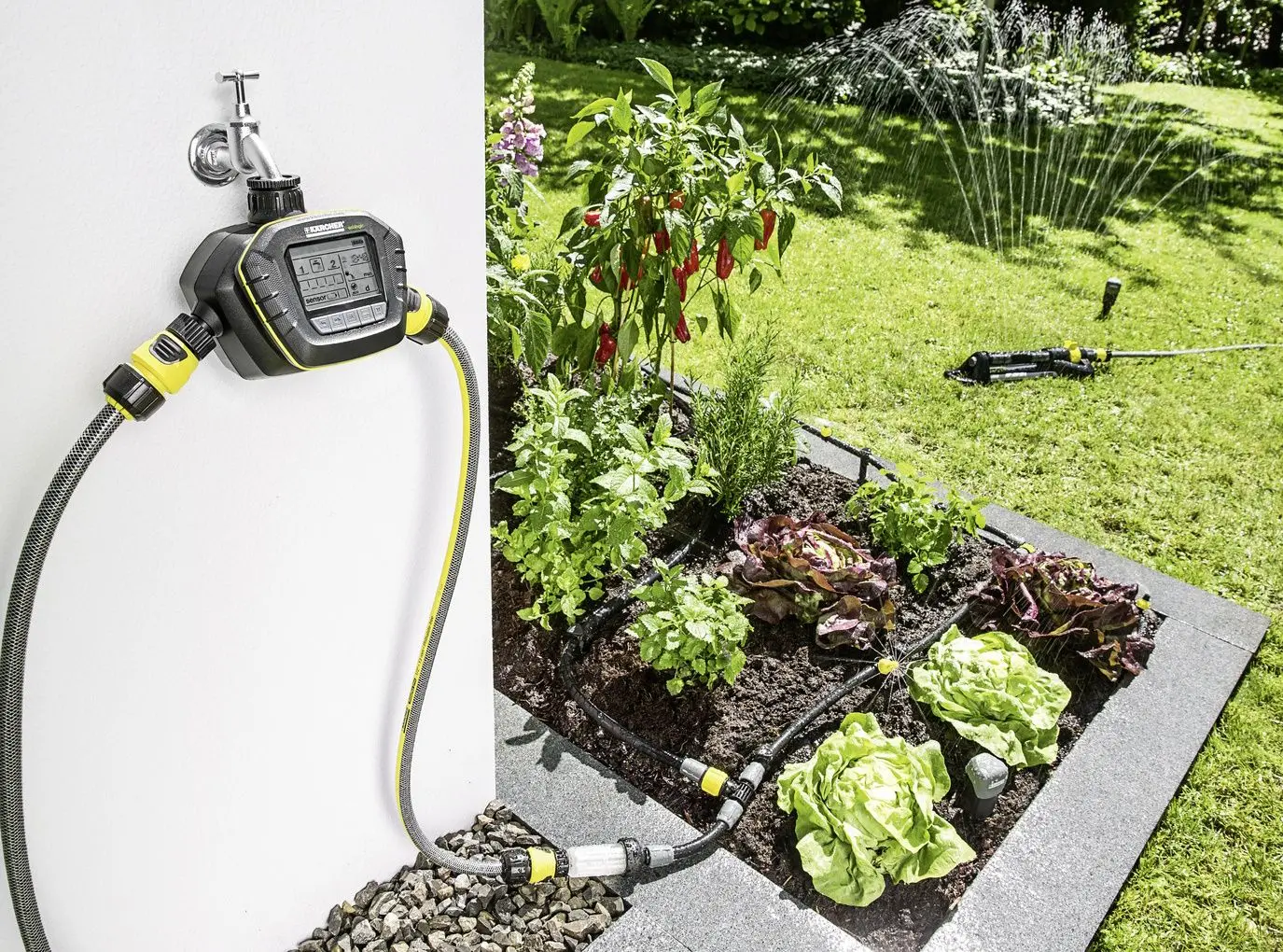 Controler irigatii Karcher SensoTimer ST 6 Duo eco!ogic (Black)