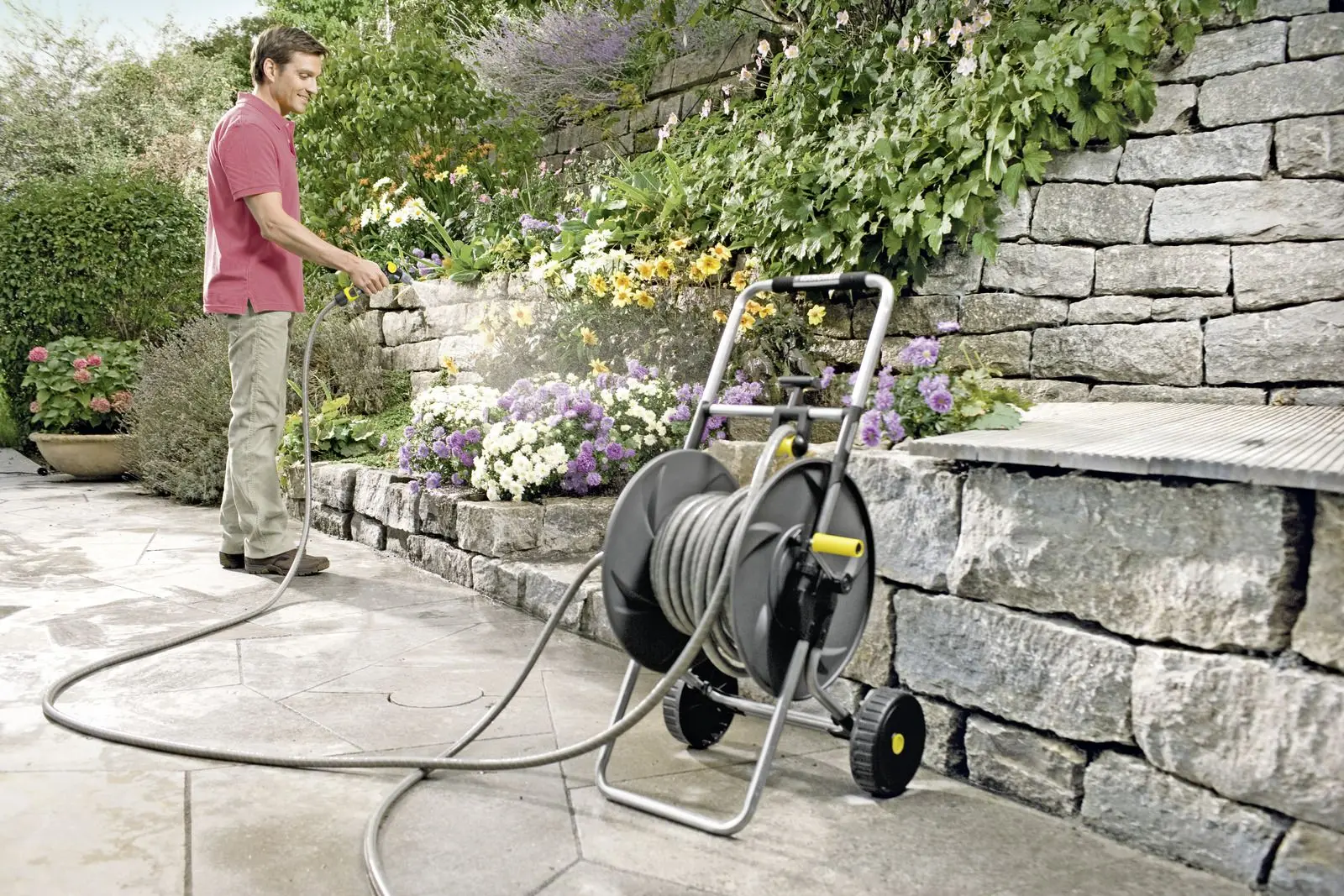Металлическая тележка для шланга Karcher HT 80 M Kit