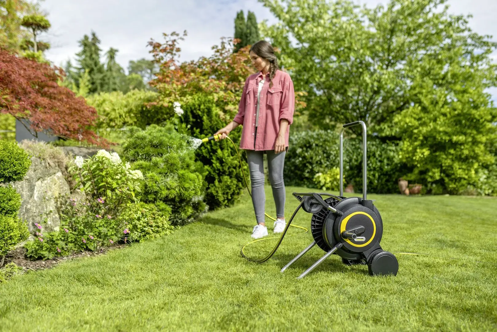 Carucior pentru furtun Karcher HT 4 2.645-365.0 (Black)