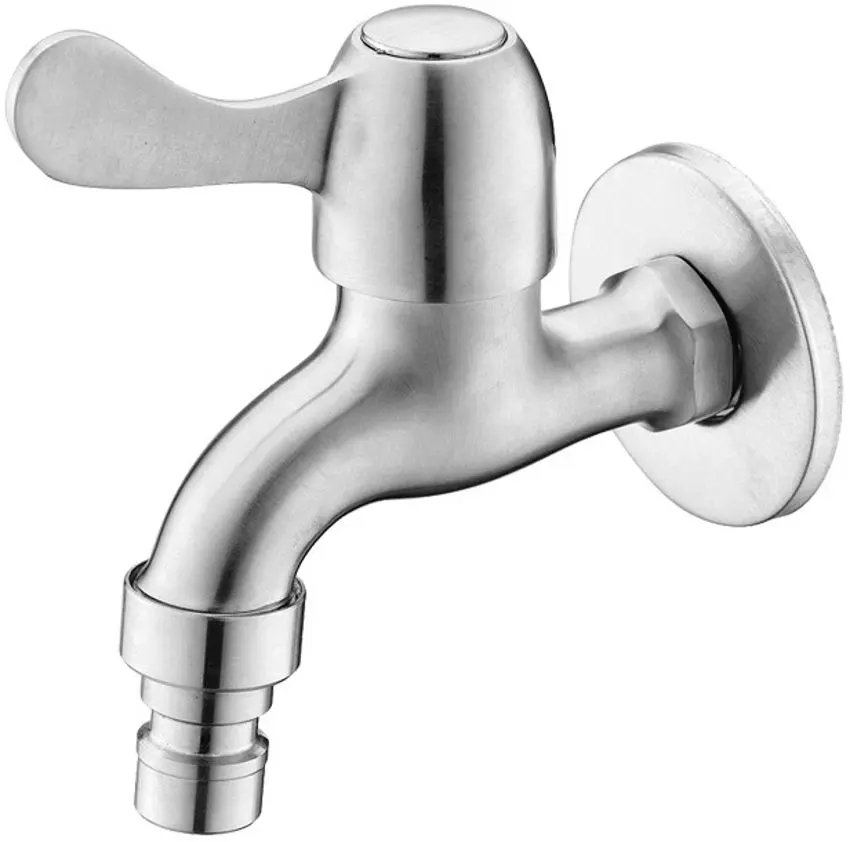 Кран для полива с ручкой Mixxus BIB-02 (Inox)