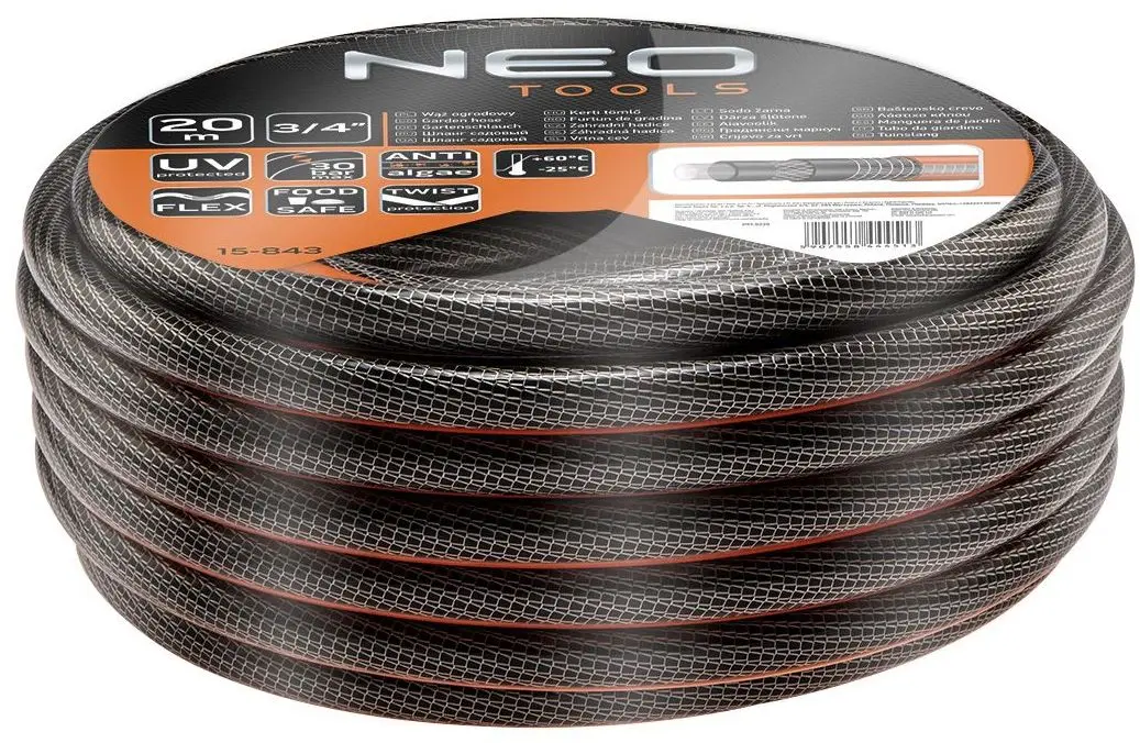 Furtun de gradina Neo Tools Professional 15-843 20m