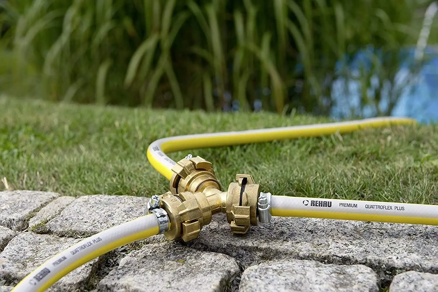 Шланг для полива Rehau Quattroflex Plus 5/8 25m (Yellow) - 3
