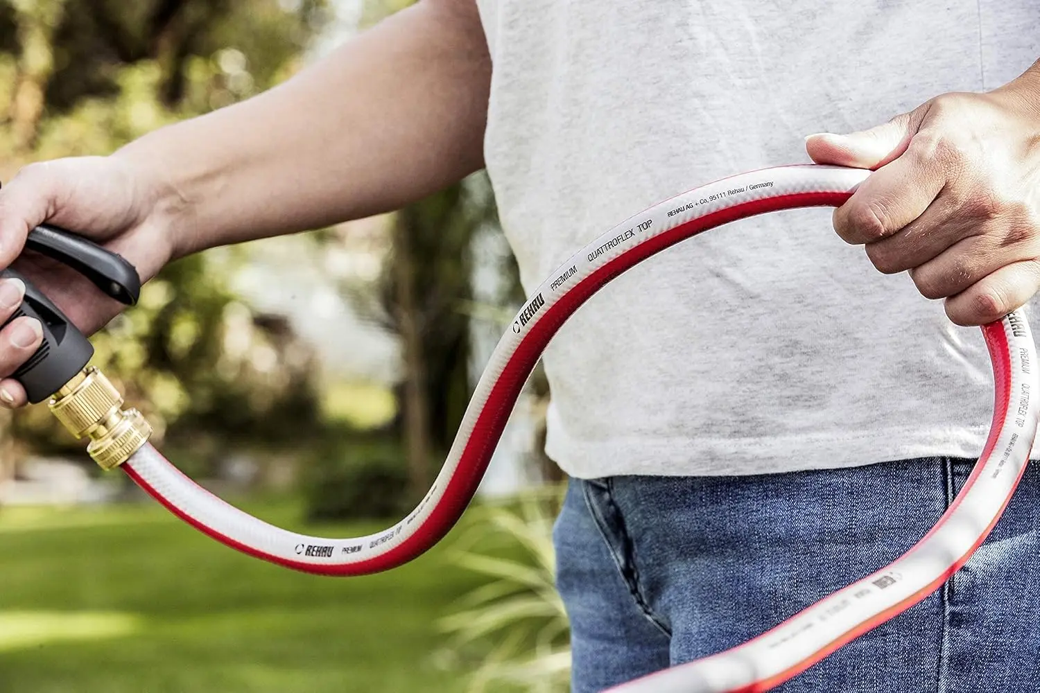 Шланг для полива Rehau Quattroflex Top 3/4 25m (Red) - 3