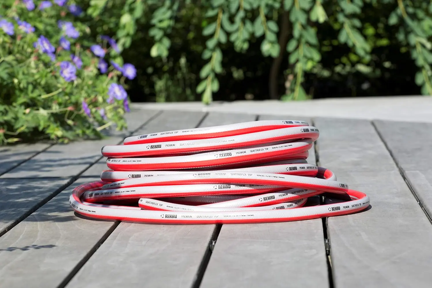 Шланг для полива Rehau Quattroflex Top 3/4 25m (Red) - 4